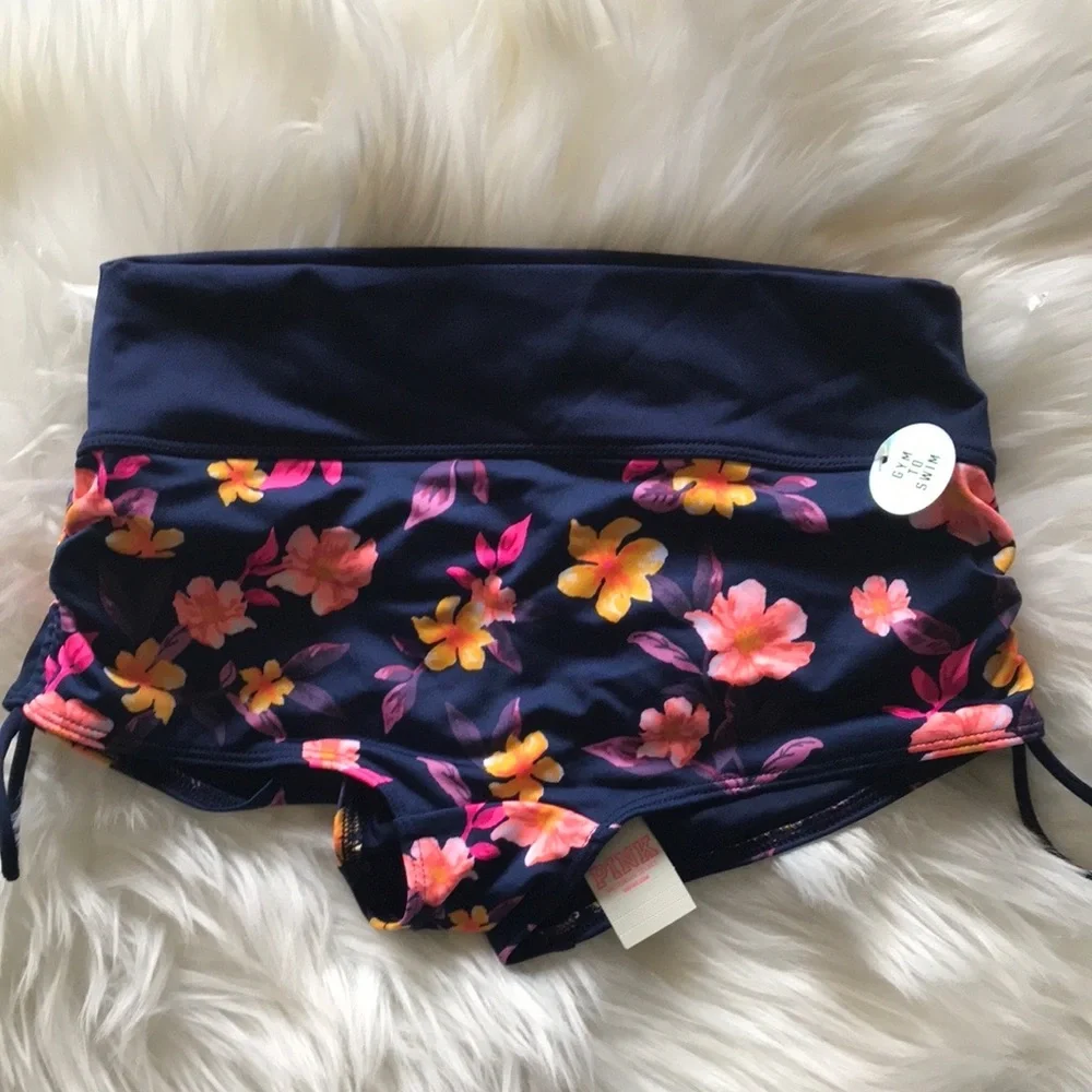 PINK VICTORIA’S SECRET GYM TO SWIM SHORTIE - Picture 2 of 3